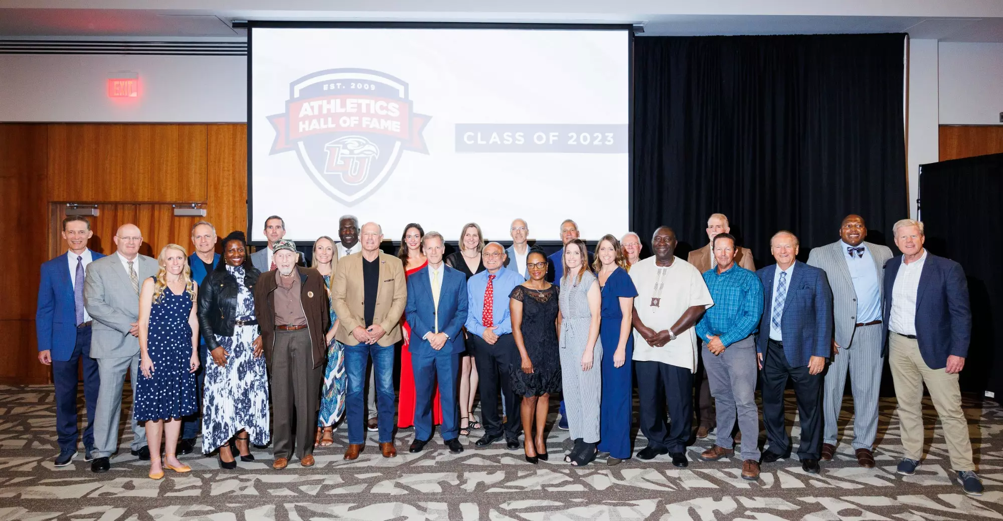 The 2023 Athletics Hall of Fame Banquet is photographed in the Alumni Ballroom on September 8th, 2023. (Photo by: Matt Reynolds)