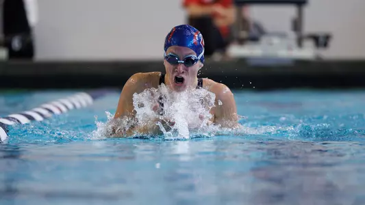 Liberty University hosts the 2023 TYR ’95 Invite in the Liberty University Natatorium on November 19, 2023. (Photo by Joel Coleman)