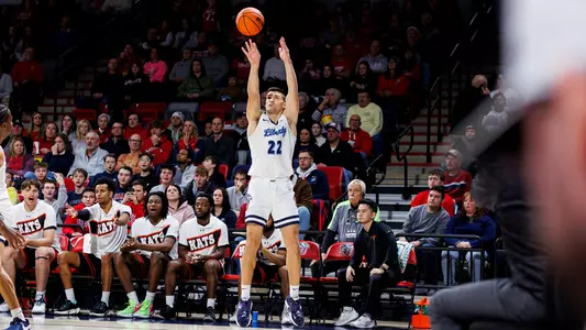 Men's Basketball Recap Photo Kyle Rode vs. Sam Houston Jan. 20, 2024