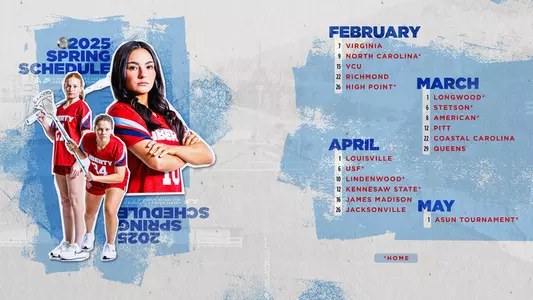 Lacrosse Spring Schedule Graphic