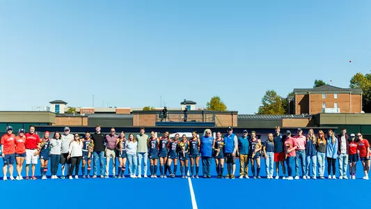 Liberty University’s Field Hockey team faces Longwood University in a match on October 20th, 2024. (Photo by Brooke McDuffee)