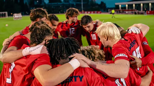 Men's Soccer - Pregame Huddle