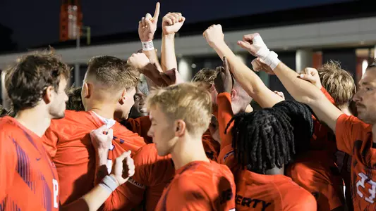 Men's Soccer - Team Huddle