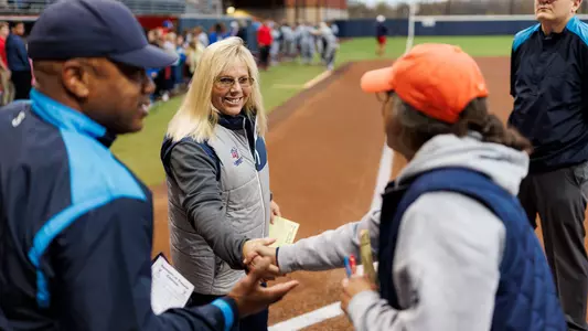 The Liberty University Softball team takes on the University of Virginia Cavaliers at Kamphuis Field in Liberty Softball Stadium on March 26, 2024. (Photo by: Chase Gyles)