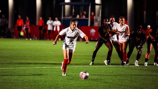 WSOC Graf attempts a penalty kick