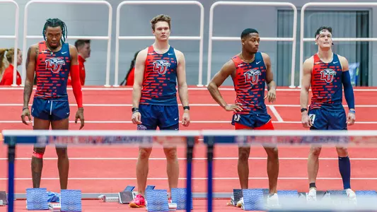 Men's Hurdlers at 2024 Brant Tolsma Invitational