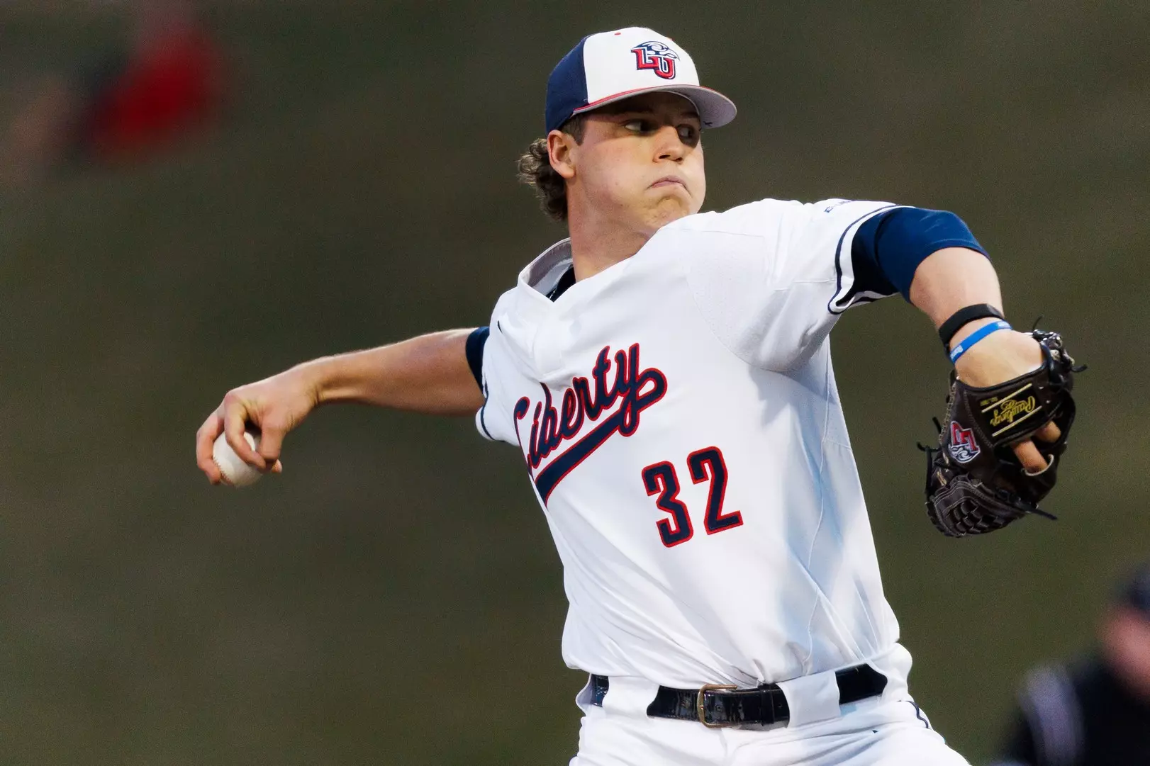 Baseball takes on Quinnipiac at the Liberty Baseball Stadium on February 16, 2024. (Photo by Matt Reynolds)