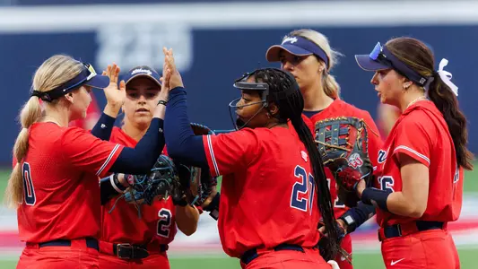 Liberty University’s Softball team takes on the Jacksonville State University Gamecocks at Kamphuis Field at Liberty Softball Stadium on March 15, 2024. (Photo by: Matt Reynolds)