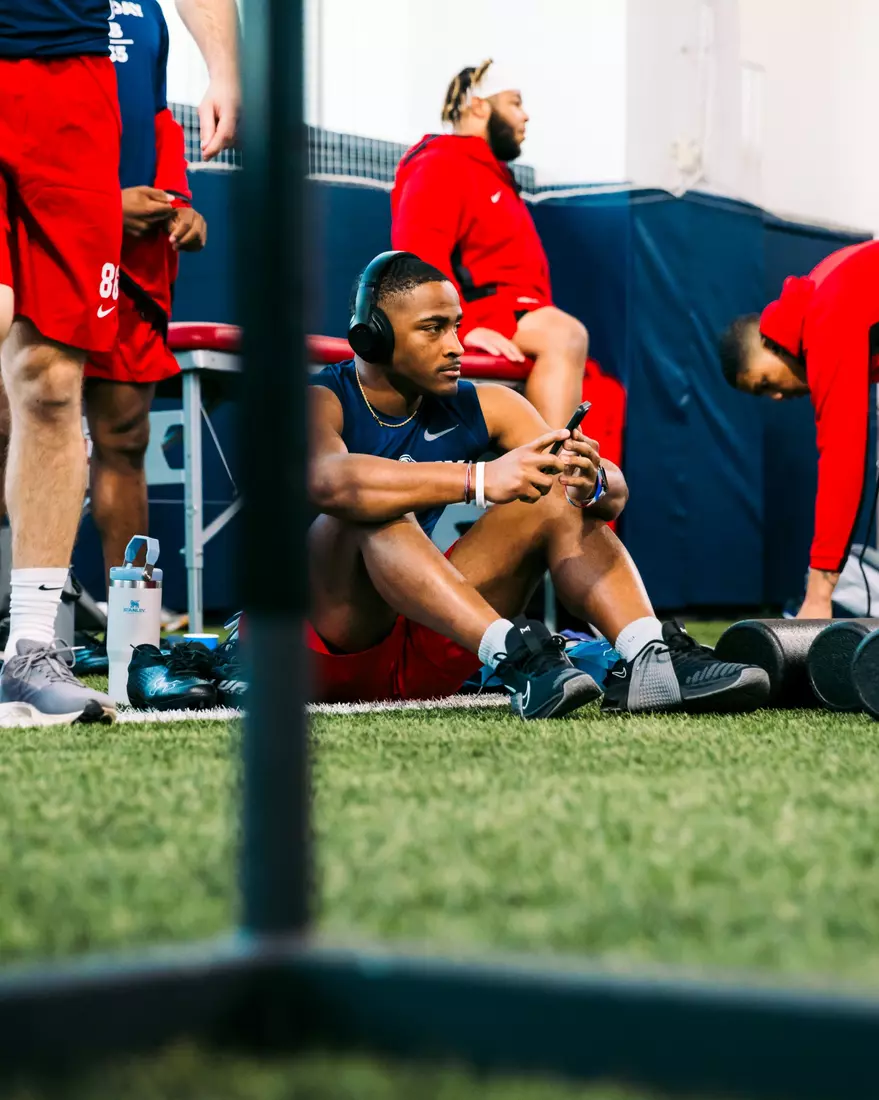 Liberty Football Pro Day on March 20th, 2024. (Photo by Cassidy Paxton)