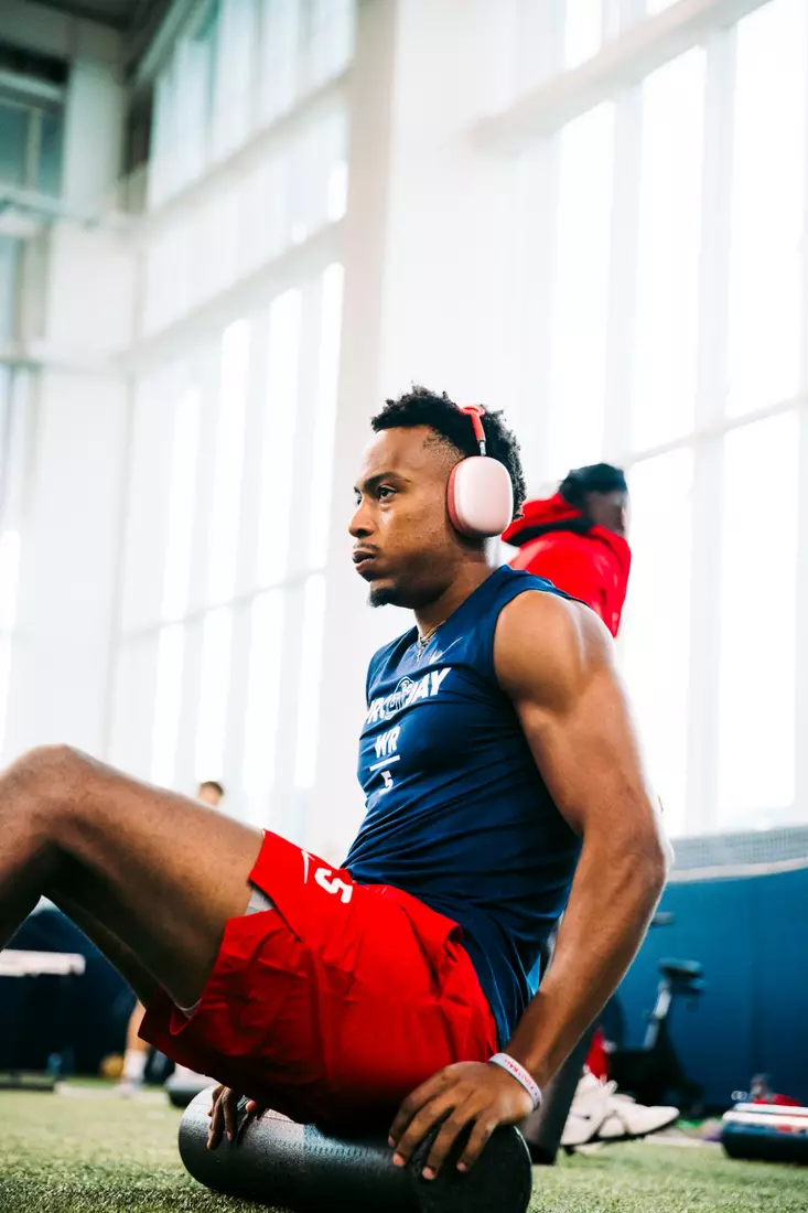 Liberty Football Pro Day on March 20th, 2024. (Photo by Cassidy Paxton)