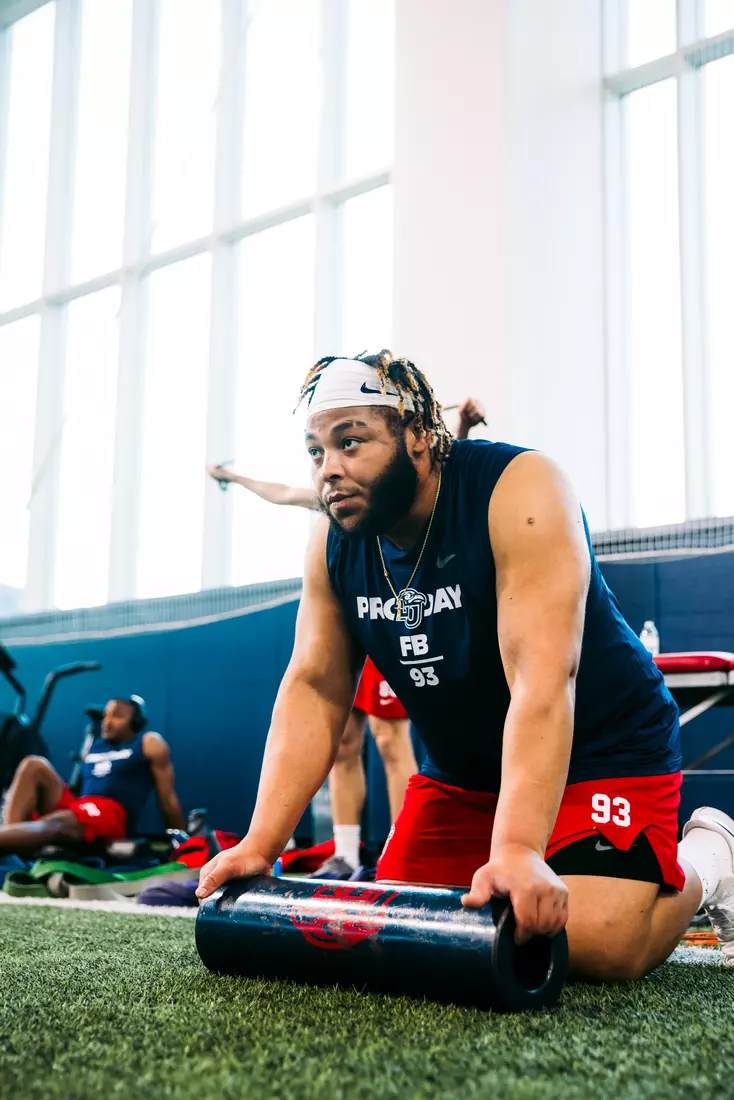 Liberty Football Pro Day on March 20th, 2024. (Photo by Cassidy Paxton)
