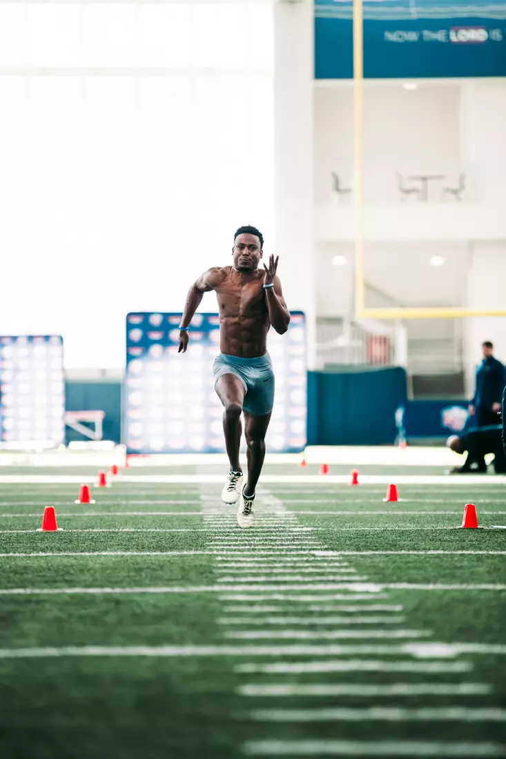 Liberty Football Pro Day on March 20th, 2024. (Photo by Cassidy Paxton)