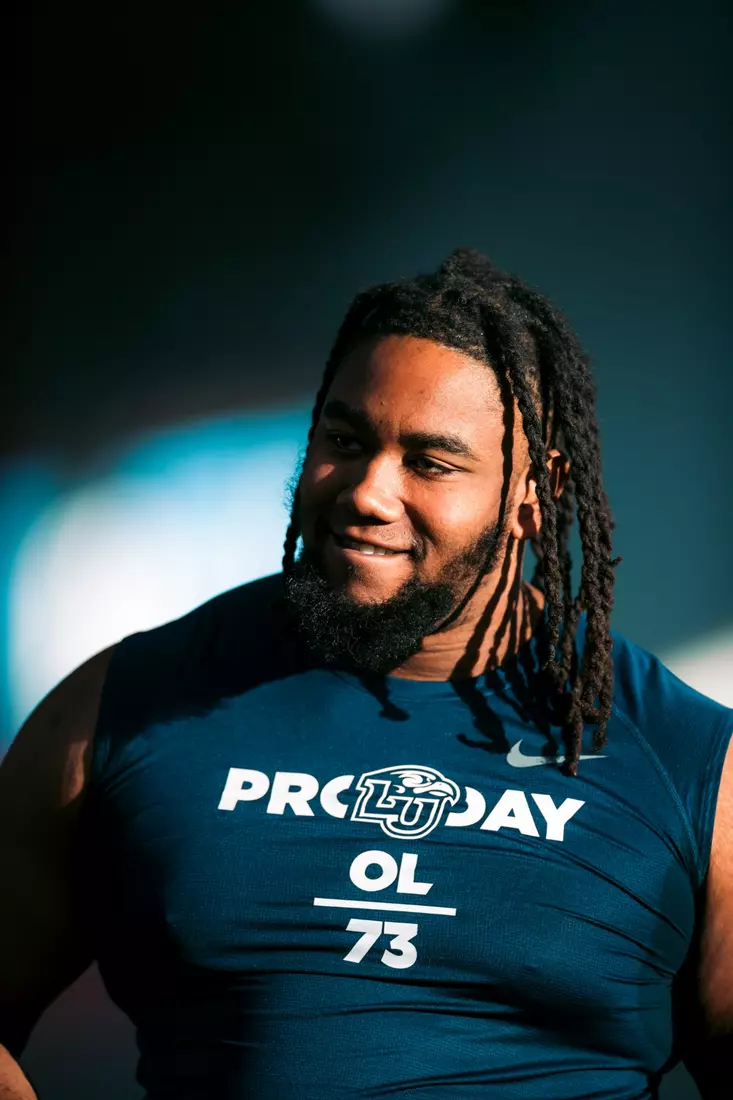 Liberty Football Pro Day on March 20th, 2024. (Photo by Cassidy Paxton)