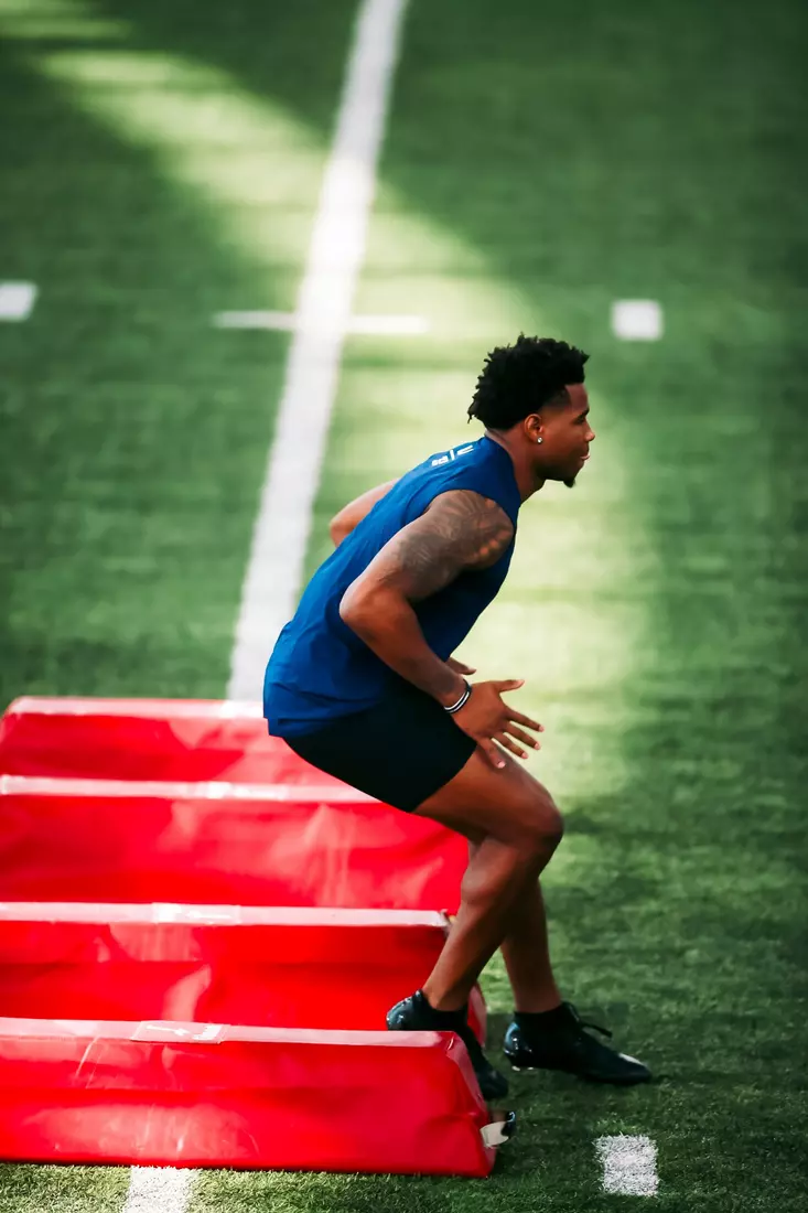 Liberty Football Pro Day on March 20th, 2024. (Photo by Cassidy Paxton)