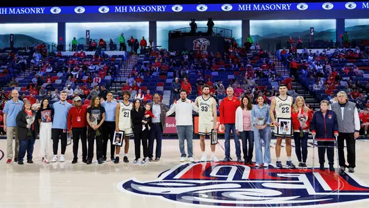 The Liberty University Men’s Basketball team takes on the Western Kentucky Hilltoppers in the Liberty Arena for Senior Day on March 09, 2024. (Photo by: Jessie Jordan)
