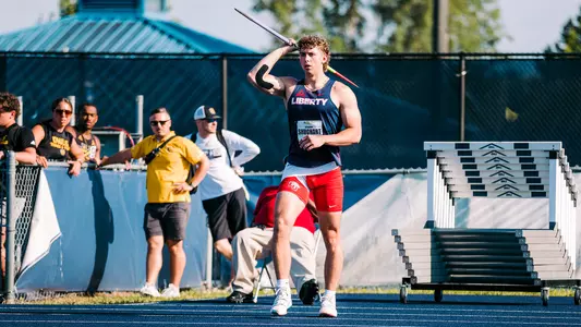 Liberty Track ASUN Conference Day 3 on May 13th, 2023. (Photo by Cassidy Paxton).