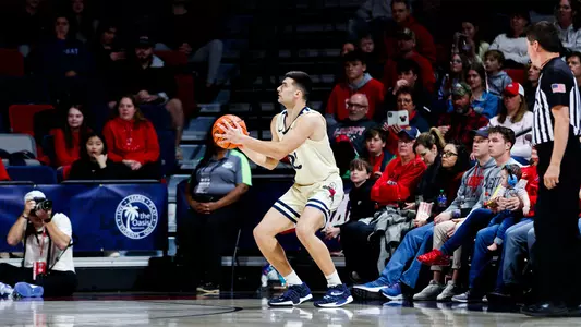 Liberty University’s D1 Men’s Basketball team plays against the Western Kentucky Hilltoppers in the Liberty Arena on March 9, 2024 (photographed by Aziz Ibrahim)