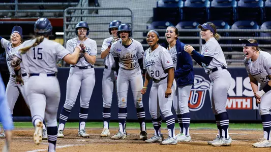 Home run celebration vs. NM State 2024
