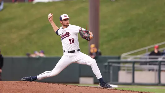 Liberty University's Baseball team takes on the Duke Blue Devils at the Al Worthington Field at Liberty Baseball Stadium on March 28, 2023. (Photo by: Chase Gyles)