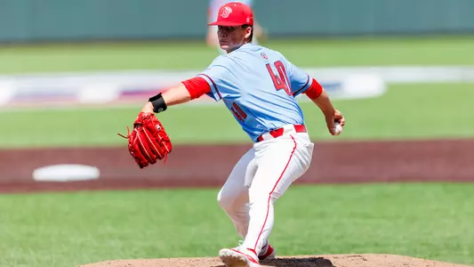 McLaughlin throwing pitch