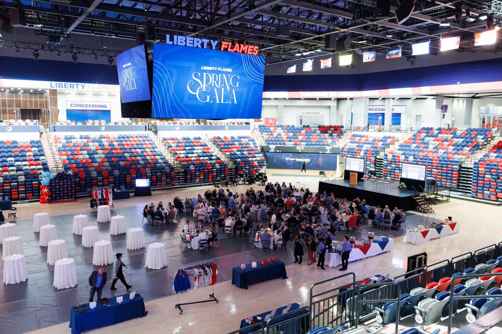 Liberty Athletics held it’s first annual auction, The Liberty Flames Spring Gala, on April 26, 2024. (Photo by: Matt Reynolds)