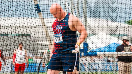 Liberty track and field competes at University of Kentucky at NCAA Regionals on May 22, 2024 (photo by: Emma Kendrick)
