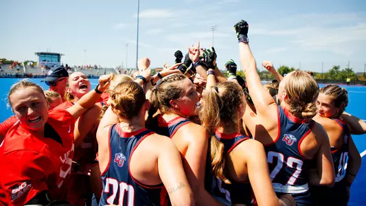 Liberty’s Field Hockey Team Faces Harvard University on September 8, 2023. (Photo by: Kendall Tidwell)
