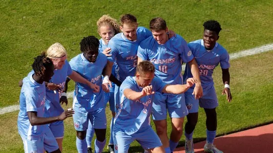 Men's Soccer - Carlos Trott Goal Celebration Fall 2023