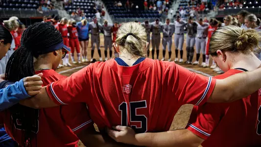Liberty Softball hosts Virginia Tech at home on May 01, 2024. (Photo by: Matt Reynolds)