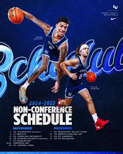 Men's Basketball 2024-25 Non-Conference Schedule Graphic Sept. 12, 2024