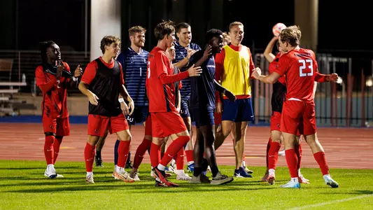 Men's Soccer - Michael Huss Goal Celebration 9-28-24
