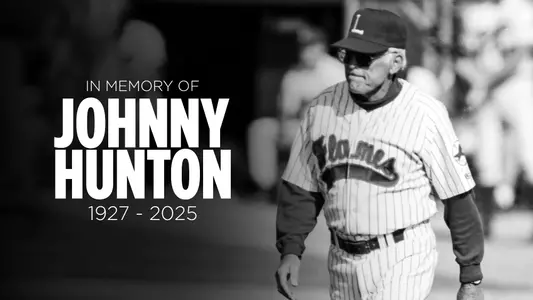 Baseball - Former Head Coach Johnny Hunton Remembered - Passed Away Graphic