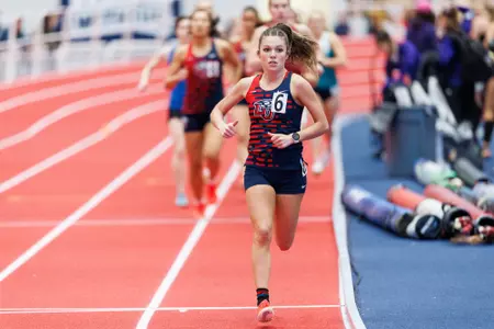 The Liberty University Track & Field team competes in the Brant Tolsma Invitational on January 25, 2025. (Photo by: Matt Reynolds)