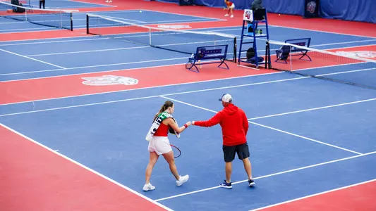Tennis Court Wide Shot
