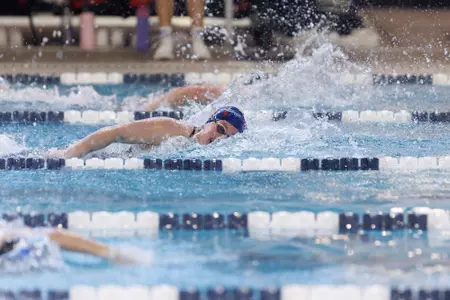 Liberty University hosts the 2023 TYR ’95 Invite in the Liberty University Natatorium on November 19, 2023. (Photo by Joel Coleman)