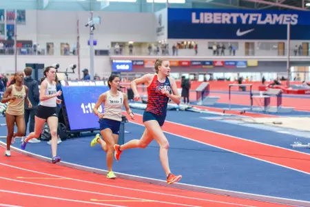 The Brant Tolsma Invitational is photographed in the Liberty Indoor Track Center on January 25, 2025. (Photo by Ethan Smith)