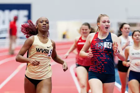 The Liberty University Track & Field team competes in the Brant Tolsma Invitational on January 25, 2025. (Photo by: Matt Reynolds)