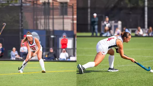 Kyleigh Faust and Morena Giacosa BIG EAST Weekly Awards Oct. 14, 2025