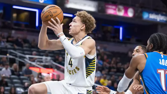 Men's Basketball Taelon Peter Indiana Pacers NBA Opening Night Roster Oct. 23, 2025