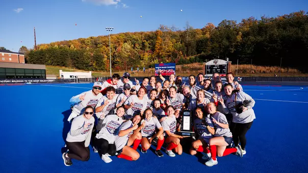 Liberty University’s Field Hockey team faces Villanova University at the East Campus Field Hockey Field on October 31, 2025. (Photo by: Matt Reynolds)