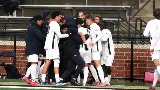 Men's Soccer - Farner Goal Celebration OVC Qtrs. 11-9-25