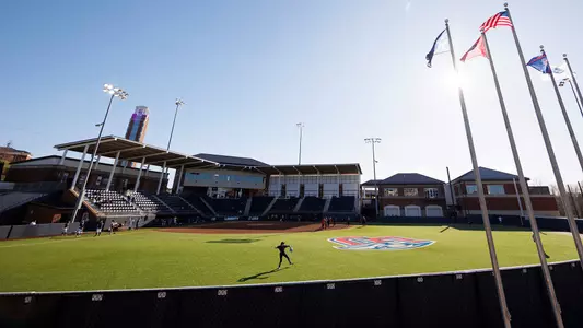 The Liberty University Softball team takes on Longwood at Kamphuis Field on March 26, 2025. (Photo by: Jessie Jordan)