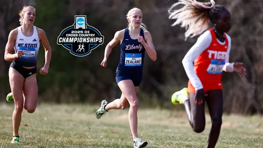 Allie Zealand at 2025 NCAA SE Regional with NCAA Logo