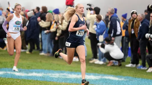 Allie Zealand Nearing Finish at 2025 NCAA XC