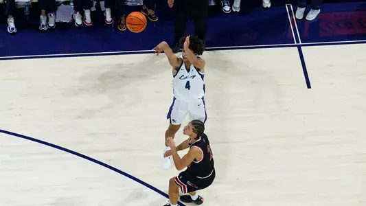 Men's Basketball Recap Photo Brett Decker Jr. vs. Kentucky Christian Nov. 3, 2025