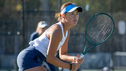 WTEN Candy Wai prepares for a point