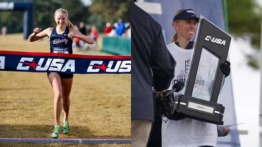 Allie and Heather Zealand at 2025 CUSA XC Championships