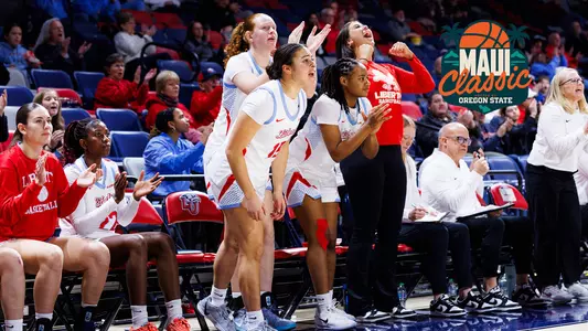 Women’s Basketball takes on the University of Richmond in the Liberty Arena on December 13, 2025. (Photo by KJ Jugar)