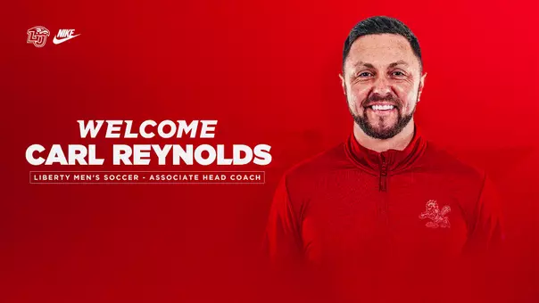 Men's Soccer - Associate Head Coach Carl Reynolds Announcement Banner
