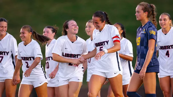 WSOC Ivy Garner and Lauren Littleton After a Goal